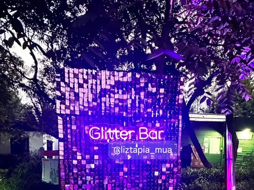 Glitter Bar Party con efectos de brillo